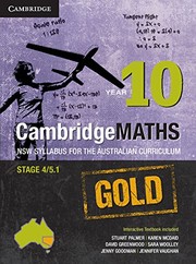 Cover of: Cambridge Mathematics Gold NSW Syllabus for the Australian Curriculum, Year 10