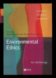 Cover of: Environmental Ethics | Holmes Rolston