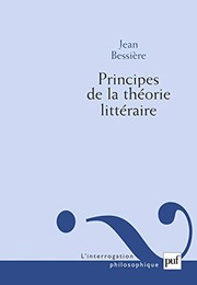 Cover of: Principes de la théorie littéraire