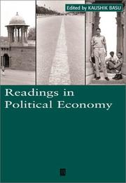 Cover of: Readings in Political Economy (Blackwell Readings for Contemporary Economics)