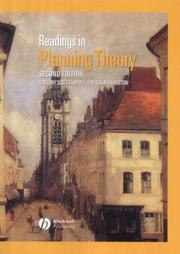 Cover of: Readings in Planning Theory (Studies in Urban & Social Change) by Susan S. Fainstein