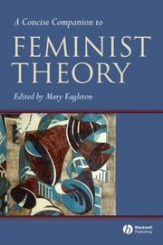 A concise companion to feminist theory by Mary Eagleton