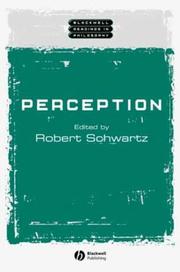 Cover of: Perception (Blackwell Readings in Philosophy) by Robert Schwartz