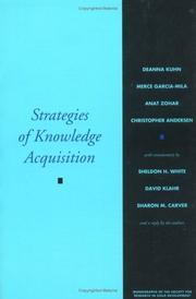 Cover of: Strategies of Knowledge Acquisition (Monographs of the Society for Research in Child Development)
