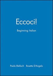 Cover of: ECCOCI!: Beginning Italian