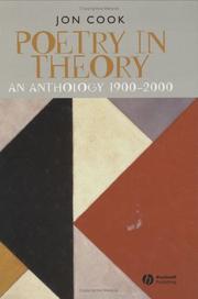 Cover of: Poetry in Theory: An Anthology, 1900-2000 (Blackwell Anthologies)