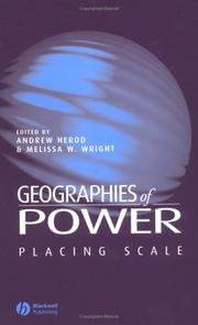 Cover of: Geographies of Power by Andrew Herod