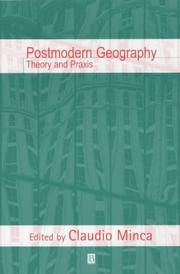 Cover of: Postmodern Geography by Claudio Minca, Claudio Minca