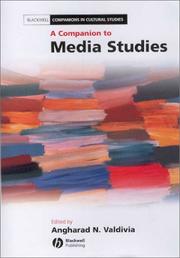 Cover of: A companion to media studies by Angharad N. Valdivia