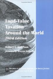 Cover of: Land-Value Taxation Around the World: Studies in Economic Reform and Social Justice