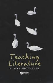 Cover of: Teaching literature by Elaine Showalter