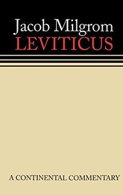 Cover of: Leviticus: a book of ritual and ethics : a continental commentary