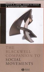 Cover of: The Blackwell Companion to Social Movements (Blackwell Companions to Sociology) by Sarah A. Soule, Hanspeter Kriesi