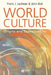 Cover of: World Culture: Origins and Consequences