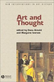 Cover of: Art and Thought (New Interventions in Art History) by 