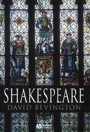 Cover of: Shakespeare by David M. Bevington