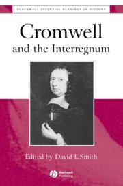 Cover of: Cromwell and the interregnum by edited by David L. Smith.