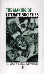 Cover of: The Making of Literate Societies