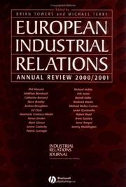Cover of: European Industrial Relations by 