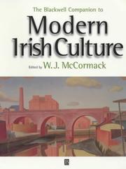 Cover of: The Blackwell Companion to Modern Irish Culture