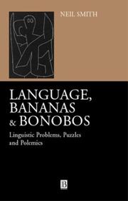Cover of: Language, bananas, and bonobos by N. V. Smith