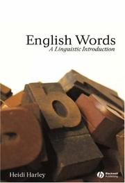 Cover of: English words: a linguistic introduction
