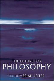 Cover of: The Future for Philosophy