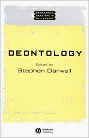 Cover of: Deontology (Blackwell Readings in Philosophy)