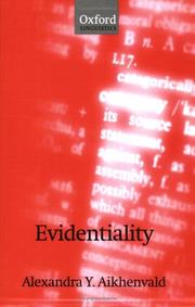 Cover of: Evidentiality