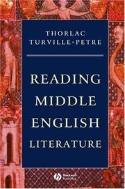 Cover of: Reading Middle English Literature (Blackwell Introductions to Literature)