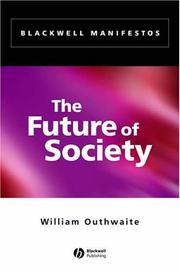 Cover of: The future of society