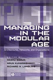 Cover of: Managing in the Modular Age | Arun Kumaraswamy