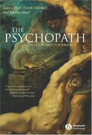 Cover of: The Psychopath: Emotion and the Brain
