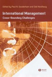 Cover of: International Management: Cross-Boundary Challenges (Management, Organizations, and Business Series)