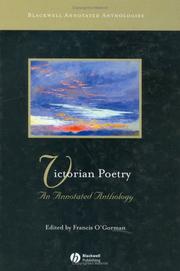 Cover of: Victorian Poetry: An Annotated Anthology (Blackwell Annotated Anthologies)