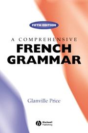 Cover of: A Comprehensive French Grammar (Blackwell Reference Grammars) by Glanville Price