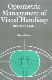 Cover of: Optometric Management of Visual Handicap (Modern Optometry) by Helen Farrall