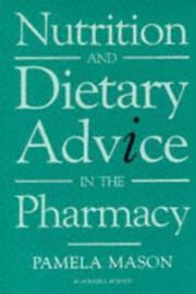Cover of: Nutrition and dietary advice in the pharmacy