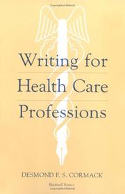 Cover of: Writing for health care professions