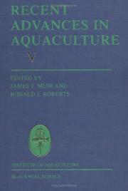 Cover of: Recent Advances in Aquaculture Volume 5: