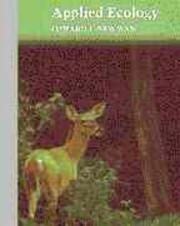 Applied ecology by E. I. Newman