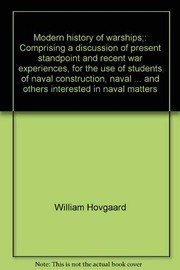 Cover of: Modern history of warships by William Hovgaard