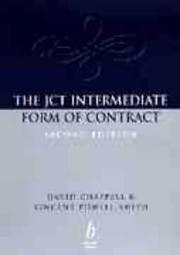 Cover of: JCT intermediate form of contract | David Chappell