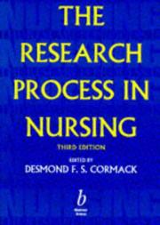 Cover of: The research process in nursing