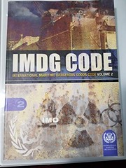 Cover of: IMDG code: International maritime dangerous goods code : incorporating amendment 33-06.