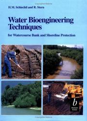 Cover of: Water bioengineering techniques: for watercourse, bank and shoreline protection