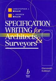 Specification writing for architects and surveyors by Christopher James Willis