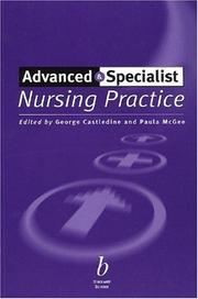 Cover of: Advanced and specialist nursing practice