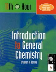 Cover of: Introduction to General Chemistry | Stephen B. Barone