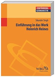 Cover of: Einführung in das Werk Heinrich Heines